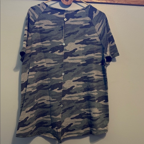 Coin 1804 Camouflage Short Sleeve T-Shirt - Picture 3 of 4